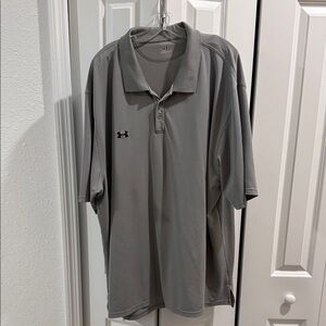 Under Armour Men's Polo in Classic Gray